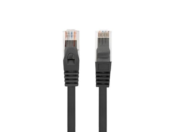 Lanberg - Koblingskabel - RJ-45 (hann) til RJ-45 (hann) - 5.4 mm - UTP - CAT 6 - halogenfri, formstøpt, uten hindringer - svart - for P/N: PPS6-002...