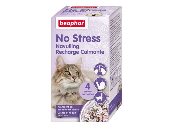 Beaphar No Stress Calming Refill Cat, Kissa, 1 kpl, Laventeli, Valerianjuuri-uute, Checkout