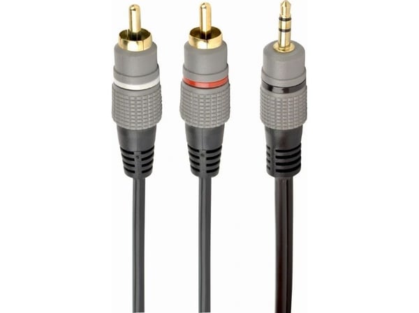 Cablexpert Select Plus Series - Lydkabel - RCA hann til 3,5 mm stereo hann - 1.5 m