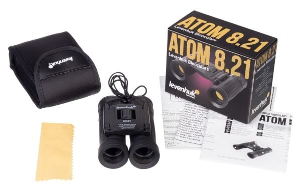 Levenhuk Atom 8x21, Tak, 8x, 2,1 cm, Fully Coated (FC), Sort