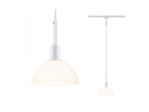 Paulmann 96973, Fleksibel montering, Hvit, Opal, Glass, Metall, Tekstil, Rund, Hvit