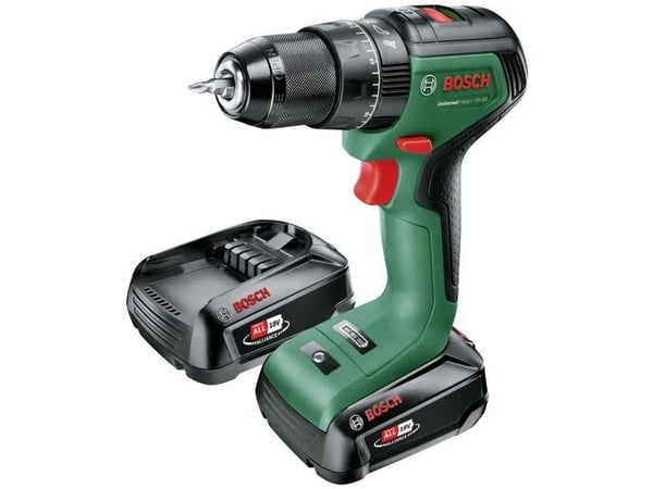 Bosch AKKUSLAGBOREMASKINE UNIV 18V-60 2X2,0AH 2X2,0AH