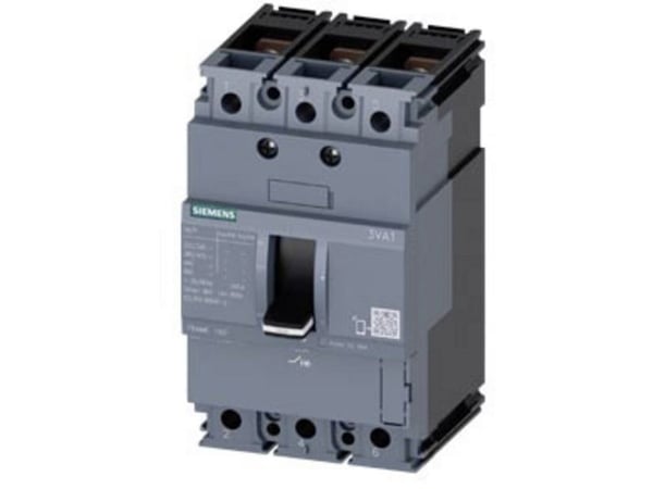 Siemens 3VA1120-5ED32-0AA0 Strömbrytare 1 st Inställningsområde (ström): 20 - 20 A Kopplingsspänning (max.): 690 V/AC (B x H x D) 76,2 x 130 x 70 mm