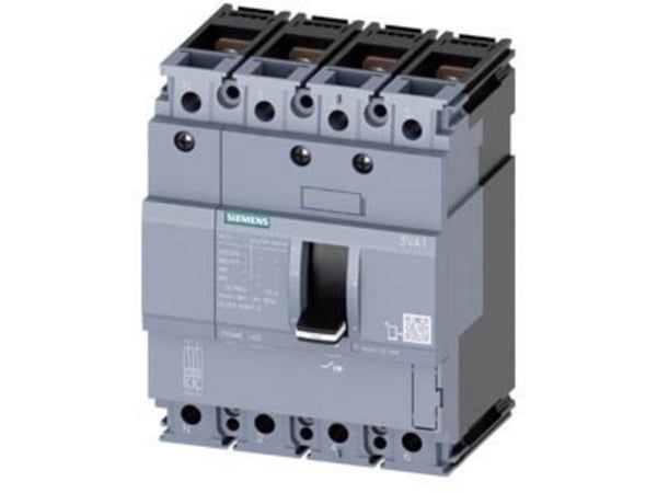 Siemens 3VA1120-4GD42-0AA0 Kretsbrytare 1 del Inställningsområde (ström): 20 - 20 A Kopplingsspänning (max.): 690 V/AC (B x H x D) 101,6 x 130 x 70 mm