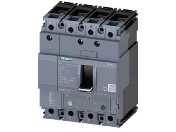 Siemens 3VA1110-3EF42-0AA0 -katkaisija, 1 kpl. Säätöalue (virta): 70–100 A Kytkentäjännite (maks.): 690 V/AC (L x K x S) 101,6 x 130 x 70 mm, IP40