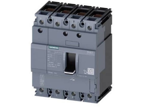 Siemens 3VA1025-4ED46-0AA0 Strömbrytare 1 st Inställningsområde (ström): 25 - 25 A Kopplingsspänning (max.): 690 V/AC (B x H x D) 101,6 x 130 x 70 mm
