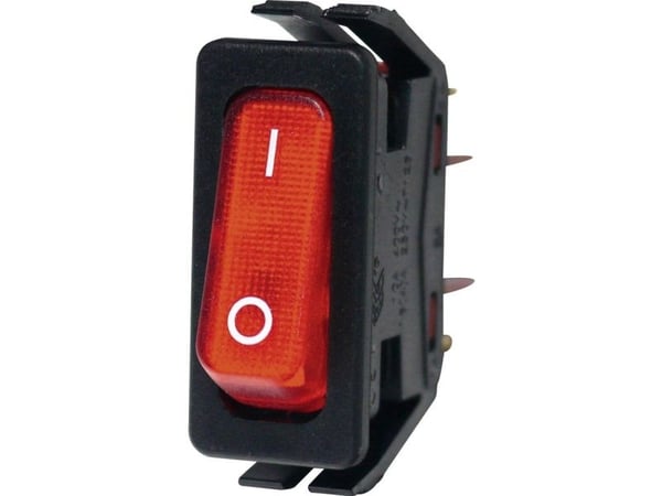 Arcolectric (Bulgin Ltd.) C6003ALNAC Keinukytkin C6003ALNAC 250 V/AC 16 A 1 x On/Off Klikkaus 1 kpl