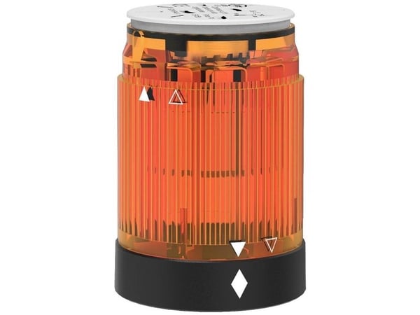 Pfannenberg-merkkipylväselementti 28250376042 BR50-LED-CL HI AM 24AC/DC WH LED oranssi 1 kpl
