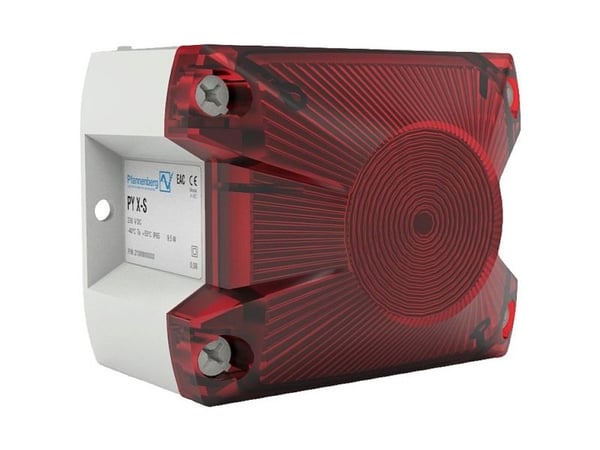 Pfannenberg Merkkivalolamppu LED PY L-S 10-60 DC RD 7035 21513815055 Punainen Vilkkuva valo, Jatkuva valo, Vilkkuva valo 24 V/DC