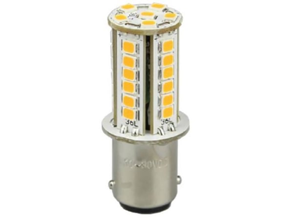 Pfannenberg Pære 28213000108 LED BR50 BA15d BL HI 24ACDC RD LED Rød 1 stk