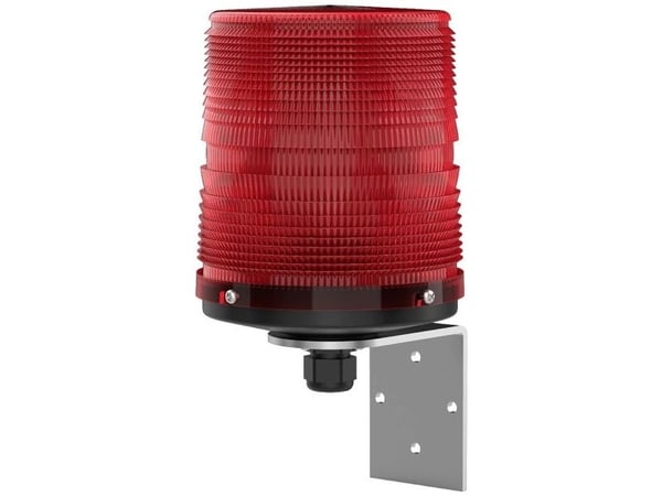 Pfannenberg LED-signallampa PMF LED-HI-SIL 24 DC RD 21154635007 röd blinkfyr, varningsljus 24 V/DC