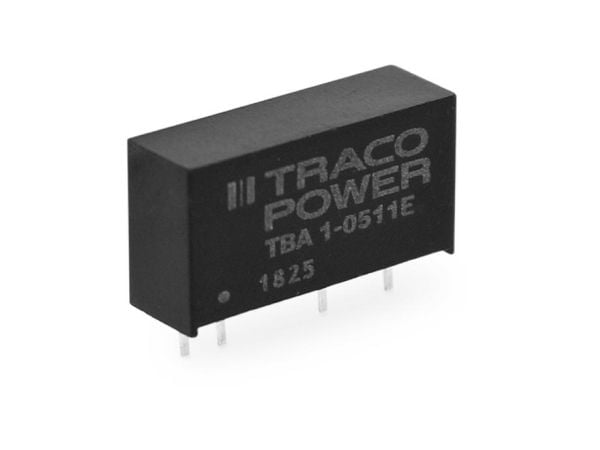 Traco Power TBA 1-0522E, 6 mm, 10 mm, 19,5 mm, 2,3 g, 1 W, 4.5-5.5 V