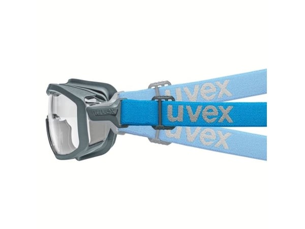 Uvex i-guard+, Suojalasit, Ei sukupuolirajoitusta, Sininen, Harmaa, Läpinäkyvä, Polykarbonaatti (PC), Polykarbonaatti