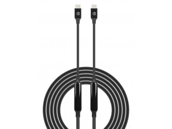 Manhattan 355964, 3 m, USB C, USB C, USB 3.2 Gen 2 (3.1 Gen 2), Svart