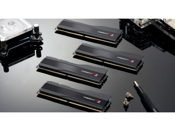 G.Skill Trident Z5 RGB - DDR5 - sett - 64 GB: 2 x 32 GB - DIMM 288-pin - 5600 MT/s / PC5-44800 - CL36 - 1.25 V - ikke-bufret - ikke-ECC - matt svart