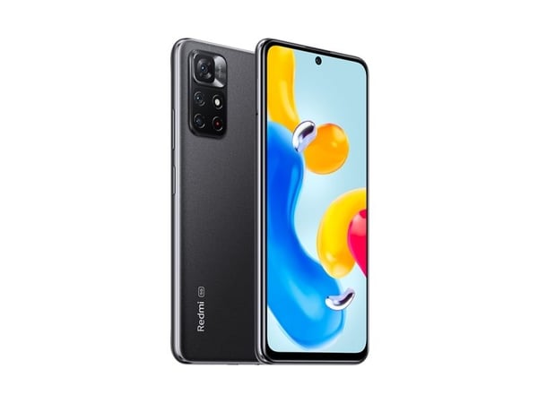 Xiaomi Redmi Note 11S 5G - 5G älypuhelin - dual-SIM - RAM 4 GB / Sisäinen muisti 128 GB - microSD-korttipaikka - 6,6" - 2400 x 1080 pikseliä (90 Hz...