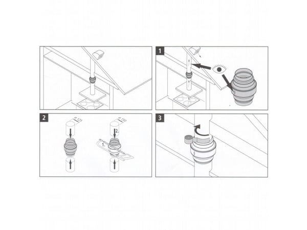 SILVERLINE - Condensation water collector - hvit