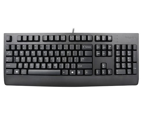 Lenovo Preferred Pro II - Tastatur - USB - QWERTY - Storbritannia - svart - FRU