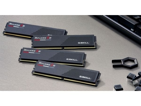 G.Skill Ripjaws S5 - DDR5 - sett - 32 GB: 2 x 16 GB - DIMM 288-pin lav profil - 6000 MHz / PC5-48000 - CL30 - 1.35 V - ikke-bufret - ikke-ECC - mat...