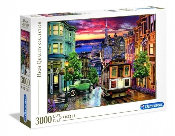 Clementoni High Quality Collection - San Francisco - puslespill - 3000 deler