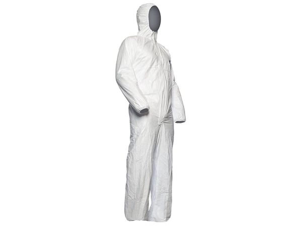 OTTO SCHACHNER Pölypuku TYVEK CLASSIC XpertValkoinen kokopuku hupullaKoko 2XL