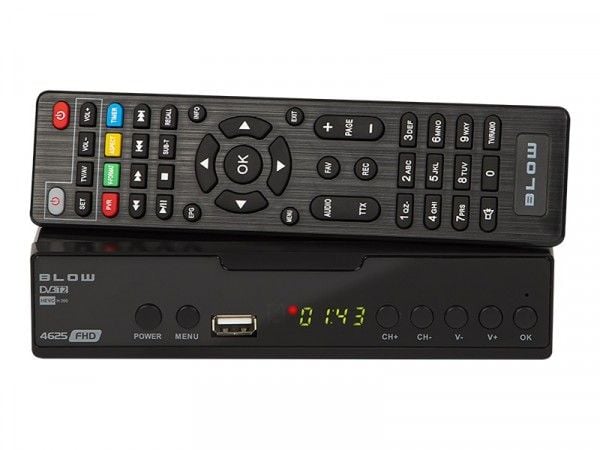 DVB-T2 dekoder BLOW 4625FHD H.265 H.265 V2 tuner