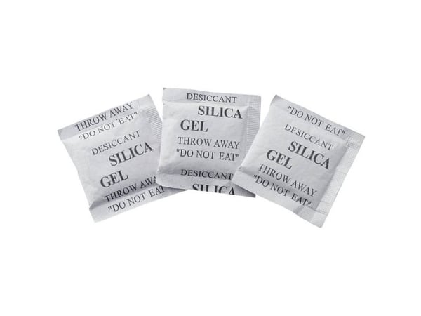 Tørkemiddelposer 1 g (LxBxH) 40 x 30 x 3 mm transparent silikagel 250 stk