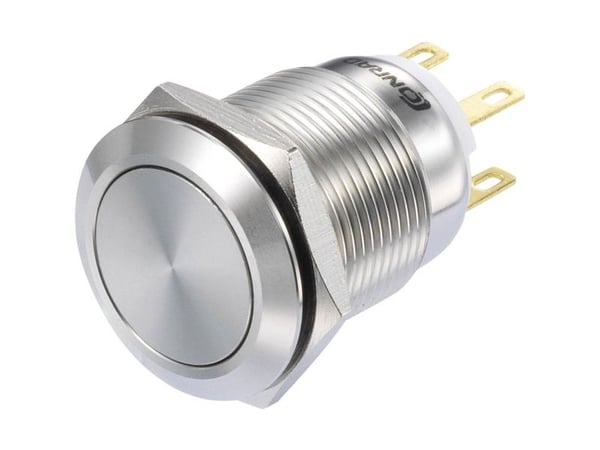 TRU COMPONENTS TC-8904676 LAS1-GQ-11/S Painekytkin 250 V/AC 3 A 1 x On/(On) Tastende IP65 1 stk 1 stk