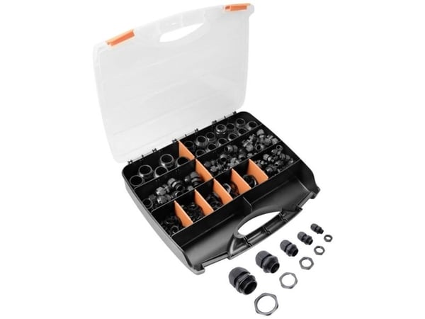 Quadrios 2102CA110 2102CA110 PA66 svart (RAL 9005) 1 set