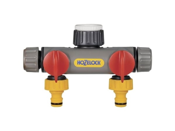 Hozelock 2252, Kran stick, 3/4", PVC, Grå, Rød, Gul