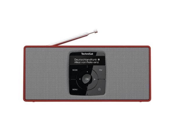 TechniSat DigitRadio 2 S - DAB+ radio - rød, sølv