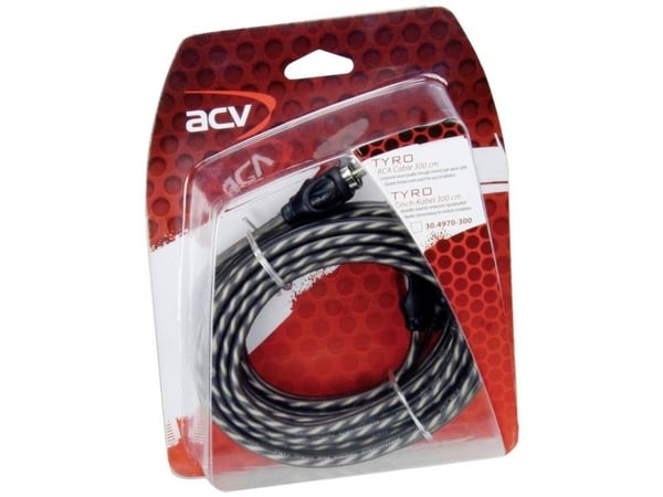 ACV 30.4970-300 Phono-kabel 3 m [2x Cinch-stik - 2x Cinch-stik]