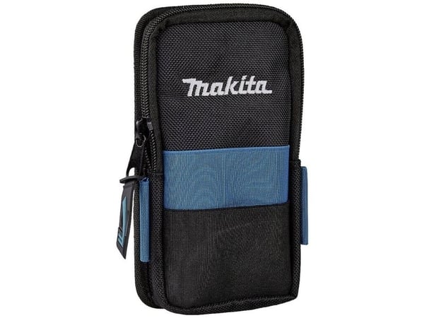 Makita - Veske XL-størrelse for mobiltelefon - polyester - svart, blå - opp til 7"