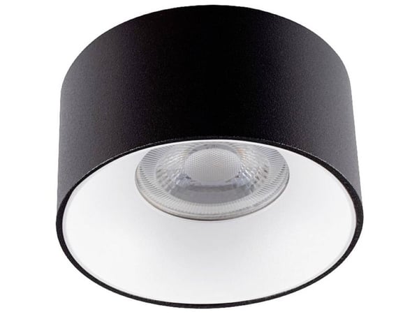 Kanlux innfelte spot i tak svart/hvit MINI RITI GU10 B/W 27577