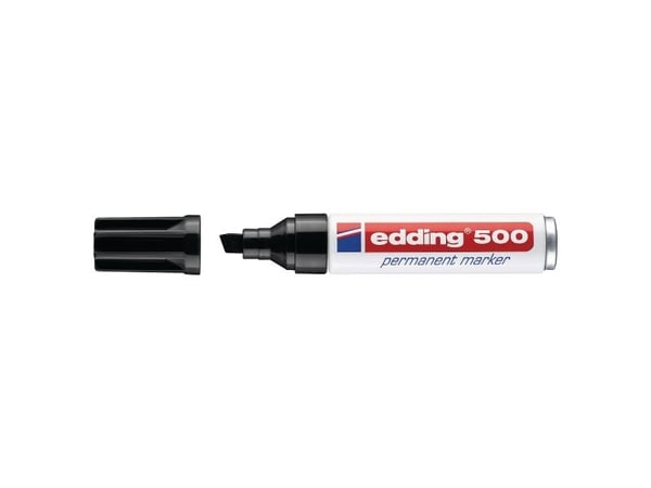 Marker permanent Edding 500 sort 2-7mm