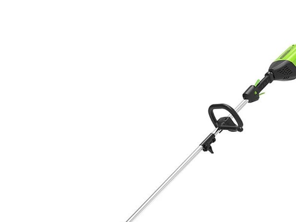 Greenworks GD60LT, Trådkutter, 40 cm, D-sløyfet håndgrep, 2 mm, Sort, Grønn, Grå, Batteri
