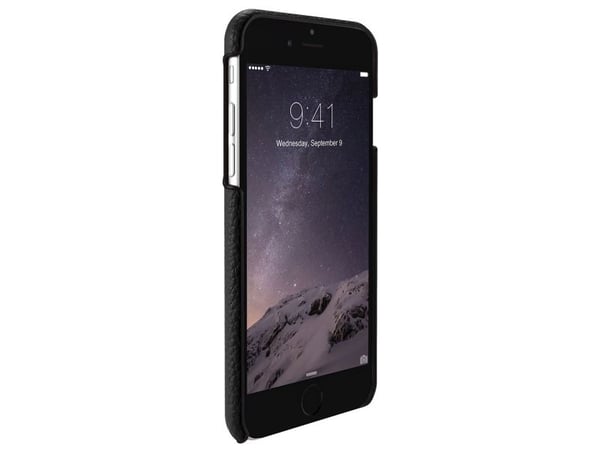 JustMobile Quattro Back, Suojus, Apple, iPhone 6, iPhone 6s, 11,9 cm (4.7"), Musta
