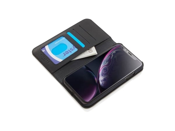 Pipetto Magnetic Folio iPhone XR 2-i-1 magnetisk lærdeksel - Rosa