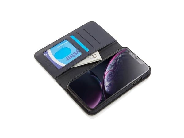 Pipetto Magnetic Folio iPhone XR 2-i-1 magnetisk lærdeksel - Rosa