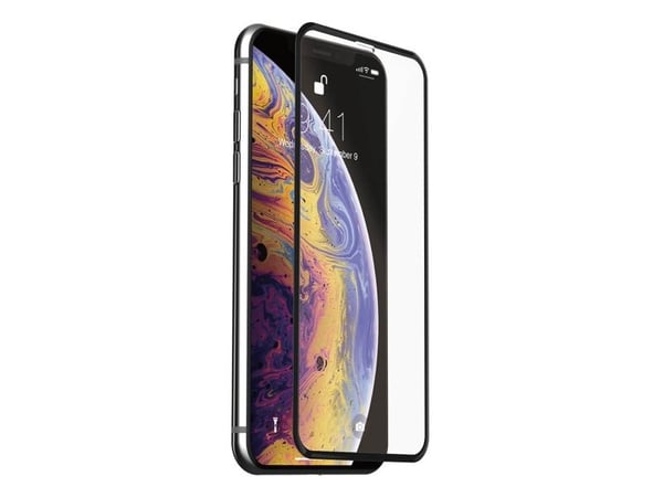 Just Mobile Xkin 3D herdet glass til iPhone XS Max - svart kant