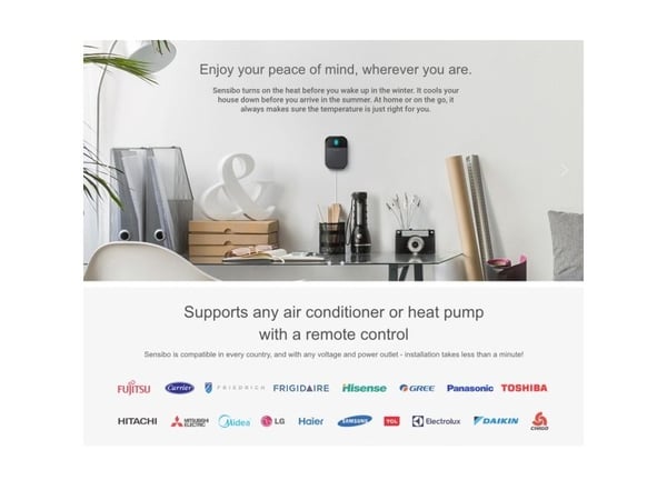 SENSIBO Sky WiFi-enhet för värmepump