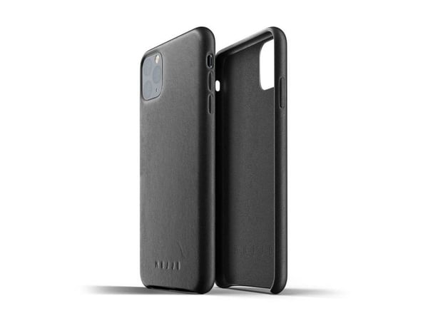Mujjo Leather Case, Suojus, Apple, iPhone 11 Pro Max, 16,5 cm (6.5"), Musta