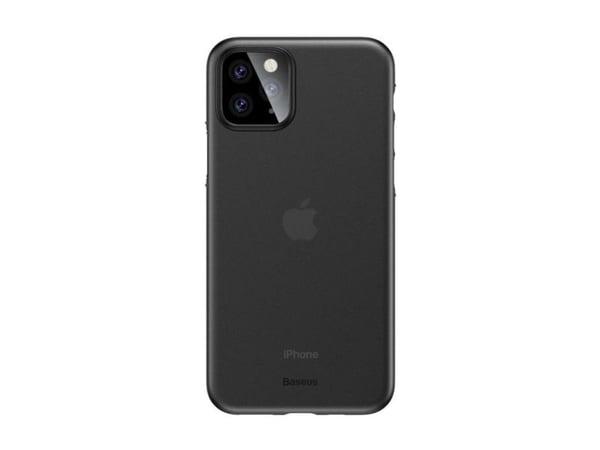 Baseus iPhone 11 Pro Max deksel Ultra-tynn polypropylen - matt sort transparent