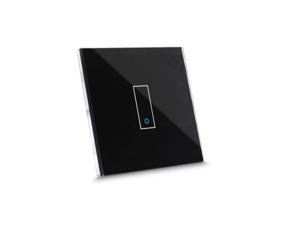 Iotty Smart Switch Frontplate med én knapp - Bygg din egen Smart Switch - Blågrønn