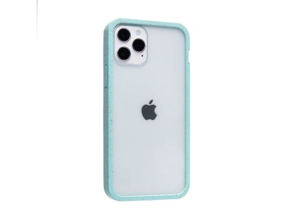 Pela Clear - ympäristöystävällinen iPhone 12/12 Pro -kotelo - Puristinen sininen