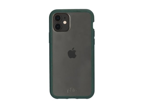 Pela Clear - Miljøvennlig iPhone 11-deksel - Grønn