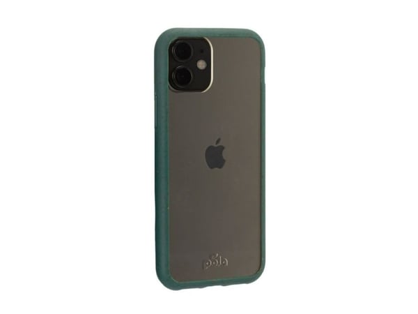 Pela Clear - Miljøvennlig iPhone 11-deksel - Grønn