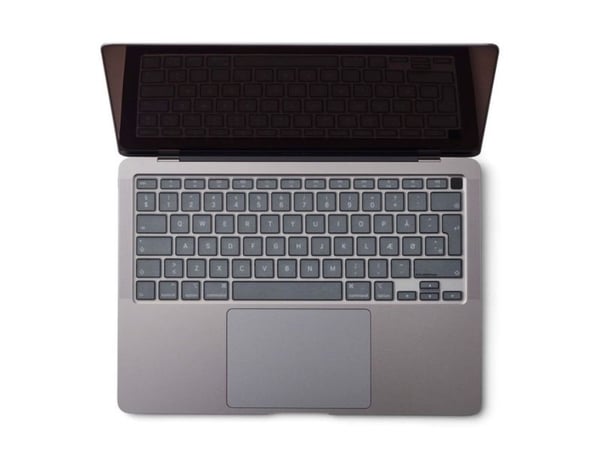 Philbert Keyboard Cover for MacBook Air 2018 - Transparent/Rainbow
