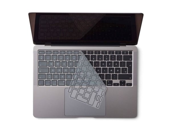Philbert Keyboard Cover for MacBook Air 2018 - Transparent/Rainbow