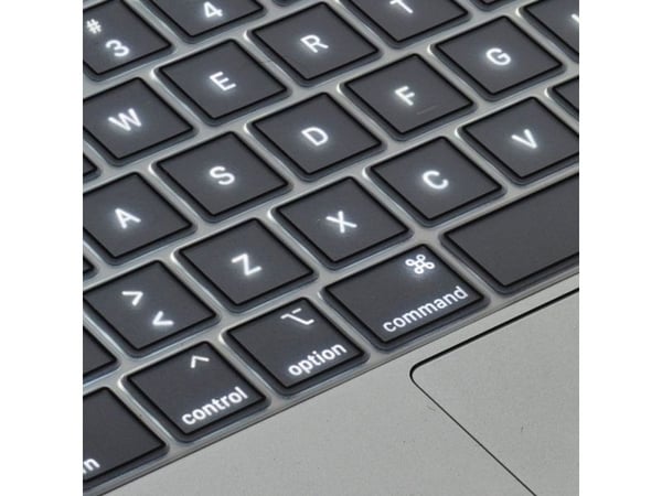 Philbert Keyboard Cover for MacBook Air 2018 - Transparent/Rainbow